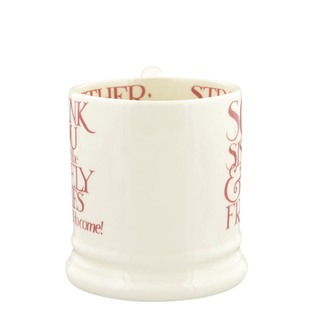 Emma Bridgewater Pink Toast Soul Sisters Half Pint Mug